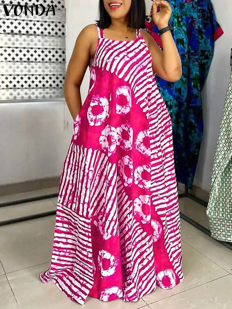 Robe été sans manche grande taille