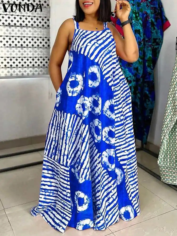 Robe été sans manche grande taille